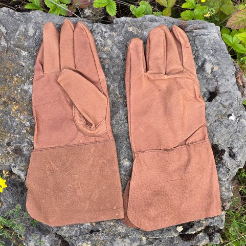 HISTORIC LEATHER SWORDSMEN GLOVES, BROWN