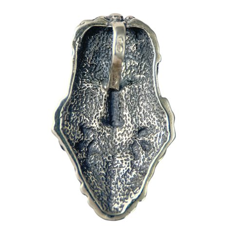 HOMME VERT, PENDENTIF EN ARGENT, AG 925