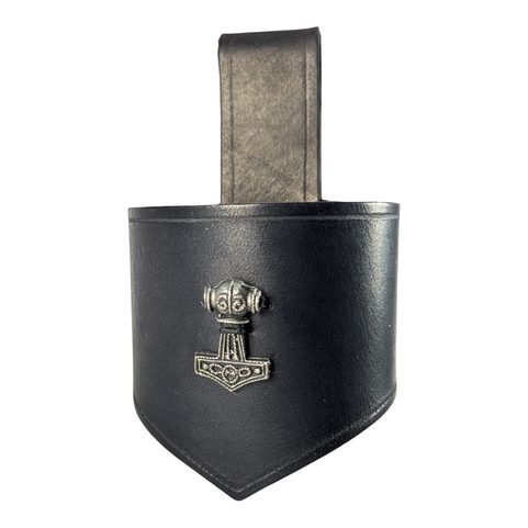 THOR'S HAMMER, LEATHER HORN HOLDER