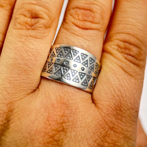 VIKING RING, STERLING SILVER, REPLICA