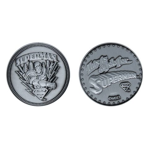 DC COMICS PIÈCE DE MONNAIE À COLLECTIONNER SUPERMAN ÉDITION LIMITÉE