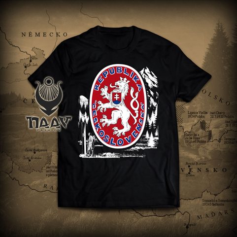 POSTE FRONTIÈRE TCHÉCOSLOVAQUE, T-SHIRT HOMME