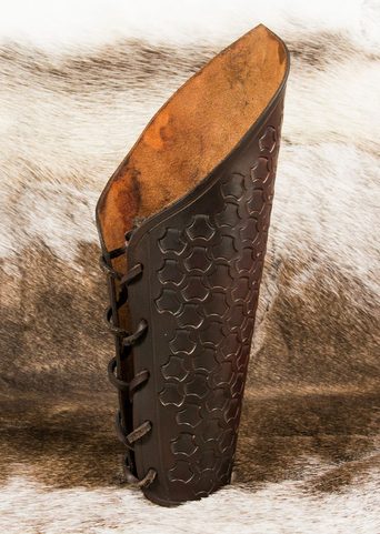 LEATHER BRACER IN A VIKING STYLE
