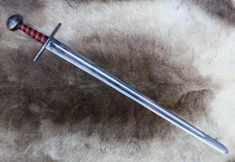GRIFFIN ROMANESQUE SWORD OF SIGVINAIS TYPE ETCHED