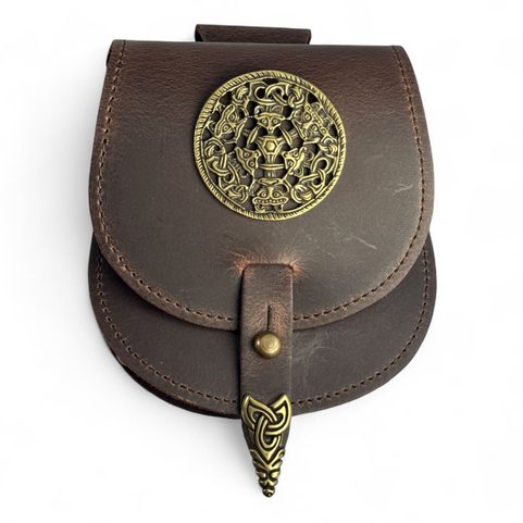 TARSOLY - VIKING BORRE, LEATHER BAG