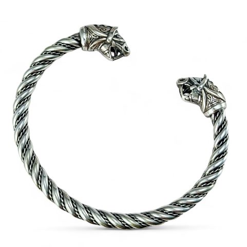 FLÓKI, VIKING SILVER BRACELET BY WULFLUND