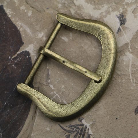 MEDIEVAL BELT BUCKLE 40MM, ZINC, ANT. BRASS