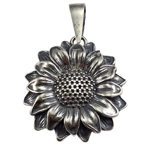 SUNFLOWER, PENDANT, SILVER 925/1000, 15G