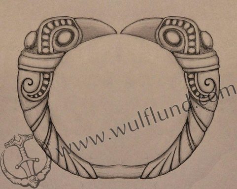 VIKING RAVEN HEAD RING, SILVER 925