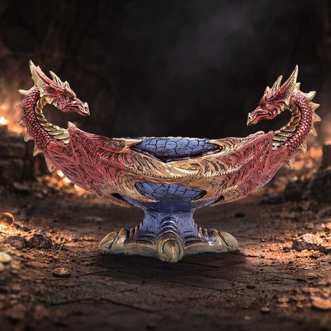 BOL AVEC DES DRAGONS, 18,7 CM