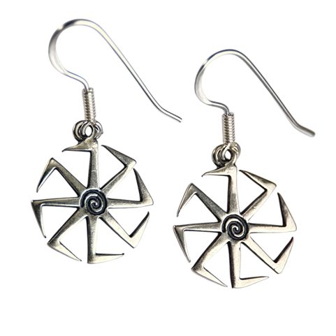 KOLOVRAT, SILVER EARRINGS