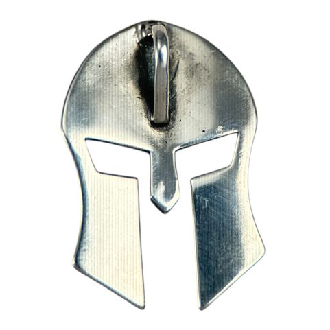 CASQUE SPARTIATE, PENDENTIF EN ARGENT