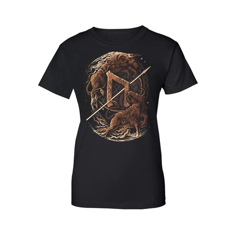 URUZ - FUTHARK COLLECTION, LADIES' T-SHIRT, COLOURED
