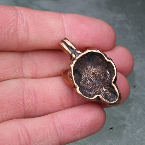 FENRIR, WIKINGERWOLF, ANHÄNGER, BRONZE, GRÖSSER