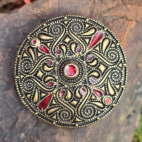 BROCHE CELTIQUE, AUVERS-SUR-OISE, BRONZE