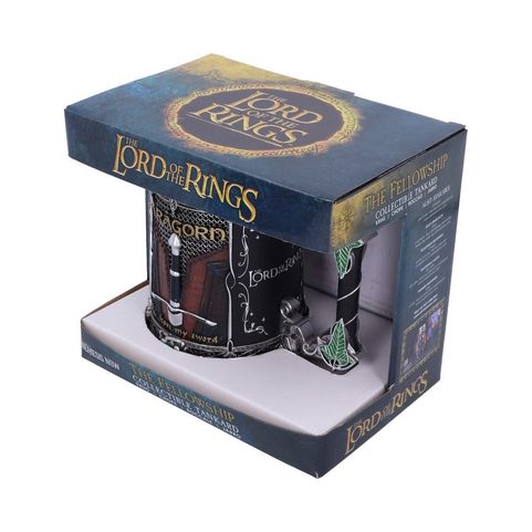 LORD OF THE RINGS THE FELLOWSHIP TANKARD 15.5CM
