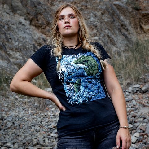 RAGNARÖK, VIKING T-SHIRT, COLORED, WOMEN'S