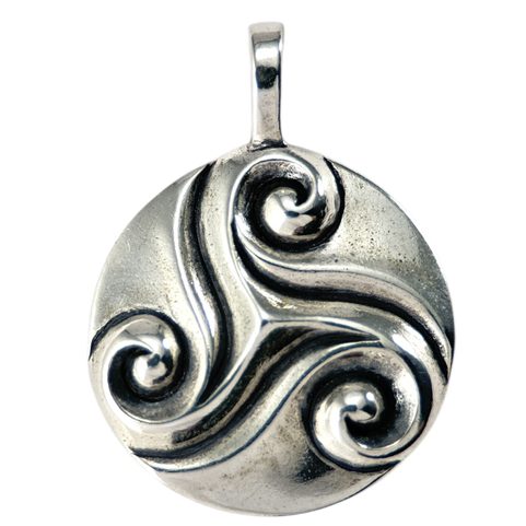 TRISQUE CELTIQUE, PENDENTIF EN ARGENT