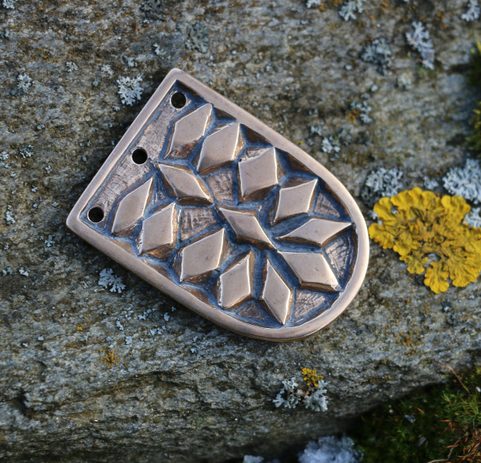 VIKING STRAP END FOR BELTS, HAITHABU, BRONZE