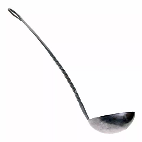 MEDIEVAL LADLE - HAND FORGED, LARGE