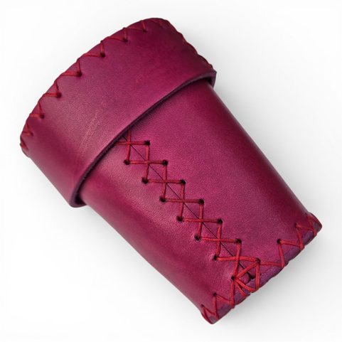 CUP AND DICE SET 6X, SPQR RED
