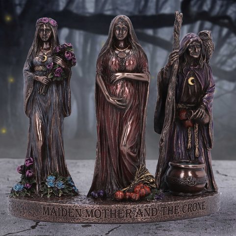 VIRGIN, MOTHER AND OLD WOMAN, FIGURINE 11.5CM