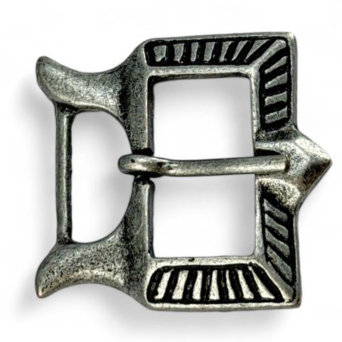 BOUCLE DE CEINTURE MÉDIÉVALE, RUS, ZINC