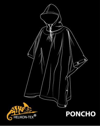 PONCHO U.S. MODEL - US WOODLAND