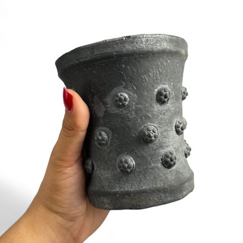 MEDIEVAL GOBLET, SMOKED CERAMICS