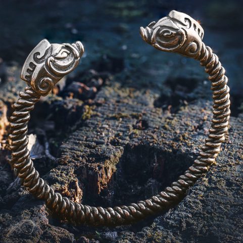 PICTISH BOAR BRACELET, BRONZE