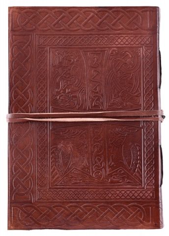 TRISKEL, LEATHER BOOK OF SHADOWS