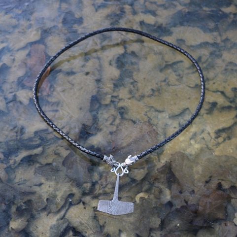 HEIMIR, THOR'S HAMMER, DAMASCUS STEEL - BOLO