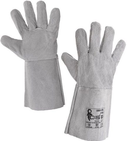 WELDING GLOVES, PALE, SIZE 11