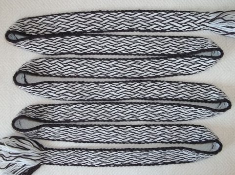HEDDLE BELT - TABLET WOVEN STRAP XII, 1 METER