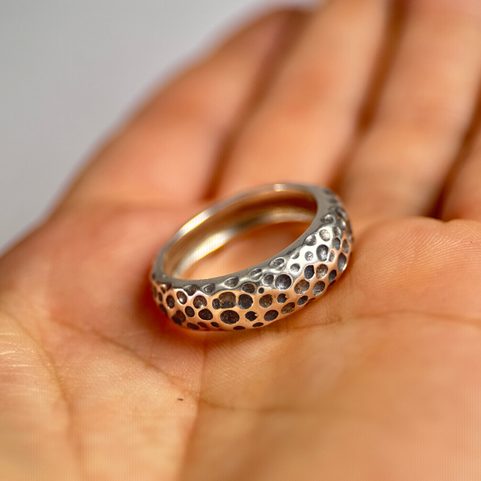 MEGALITH, STERLING SILVER RING