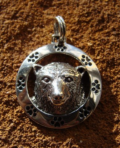 BEAR SILVER PENDANT