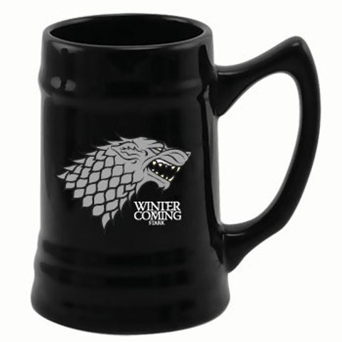 GAME OF THRONES STEIN BLACK STARK