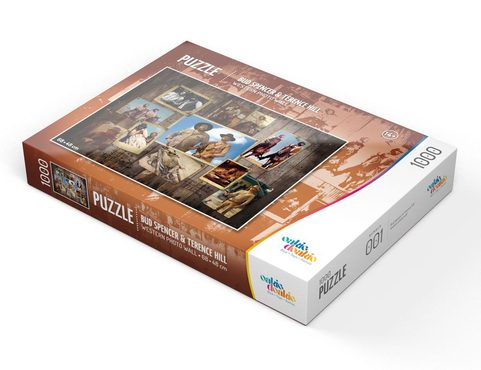 BUD SPENCER & TERENCE HILL JIGSAW PUZZLE WESTERN PHOTO WALL (1000 PIECES)