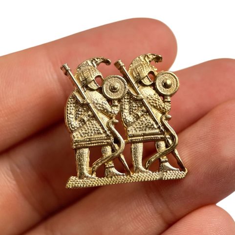 VENDEL, RIVET DE CEINTURE DÉCORATIF, LAITON