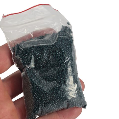 PERLES DE ROCAILLE PRECIOSA, VERT FONCÉ 10 / 0