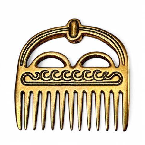 VIKING AGE BRONZE COMB, DENMARK
