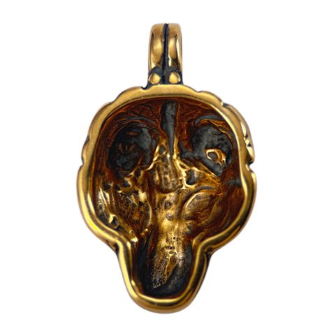FENRIR, VIKING WOLF PENDANT, BRONZE