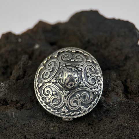 VIKING BROOCH, STORA RYK, FÄRGELANDA, SWEDEN, SILVER
