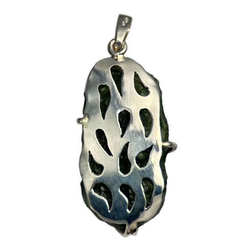 LIBRA, NECKLACE - MOLDAVITE, SILVER 925/1000