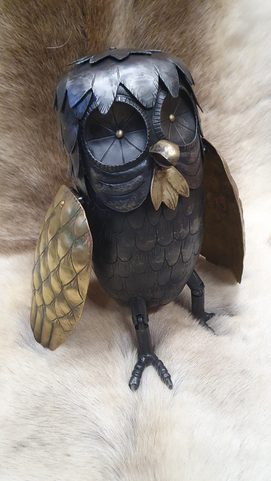 BUBO - FORGED OWL GODDESS ATHENA - PERSEUS - CLASH OF THE TITANS, ARTWORK