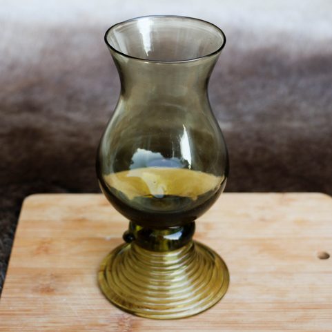 RUM GLASS, GREEN FOREST GLASS