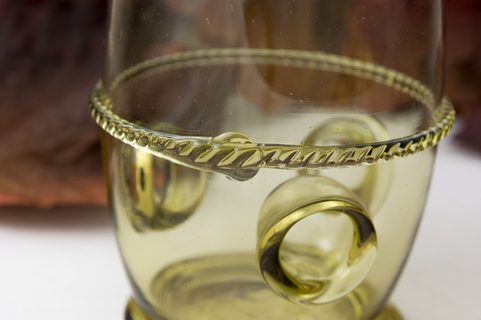 CUP, FOREST GLASS, CENTRAL EUROPE, 16TH CENTURY