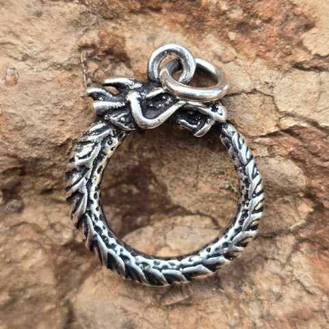 UROBOROS - PENDENTIF EN ARGENT AG 925