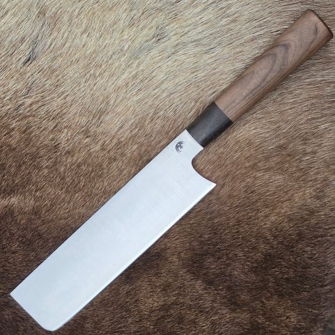 COUTEAU JAPONAIS NAKIRI EN ACIER INOXYDABLE