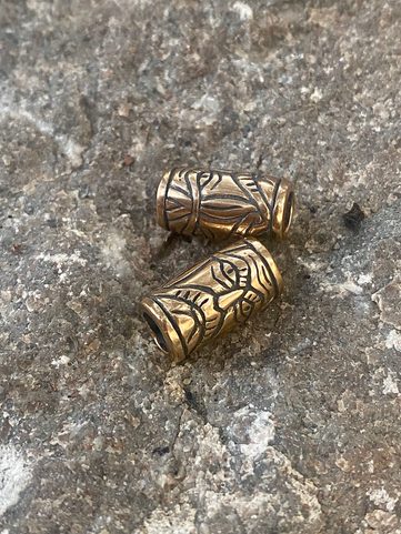 VIKING BEARD RING, BRONZE